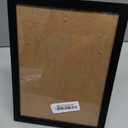 12"x9" Minimalist Wooden Picture Frame Wall and Tabletop Display for Home Decor Photo Frame Decoration Black