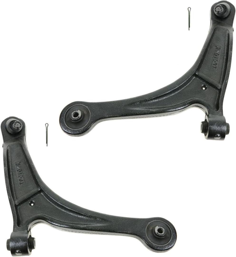 TRQ Front Lower Control Arm with Ball Joint Set Compatible with 2006-2014 Honda Ridgeline
