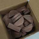 48 Pcs Wooden Table Number Stands Indoor Lightweight Wedding Table Name Holder Semicircular Design Place Card Holders Office Tag Photo Menu Clips Banquet Birthday Party Restaurant