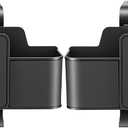 2 Pack Back Seat Car Organizer, Multifunctional Car Organizer Seat Back, with Tissue Box Holder, 2 Cup Holders & 2 Cup Hooks for Phone, Drinks, Toy, Snacks for Keeping Cars Tidy, Fits Most Vehicles