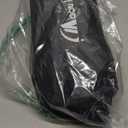 MOON LENCE Portable Camping Chair Backpacking Chair - The 4th Generation Ultralight Folding Chair - Compact, Lightweight Foldable Chairs for Hiking Mountaineering, Beach (Black (Lite-terragrid) - With Feet Pad)