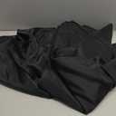 2 Pack Fitted Tablecloth for 6 Foot Rectangle Tables 72 x 30 Inch Black Table Covers Water Resistant Polyester Table Cloth for Wedding, Parties,Display, Trade Show (Black)