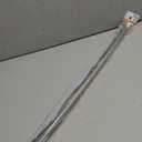 Kenney Nicholas Twist & Fit No Tools Tension Curtain Rod, 48 to 84 Inches, Brushed Nickel Silver Extendable, Easy Install