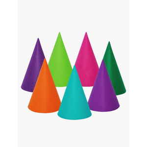 Fengek 7 Packs Gnome Hats, Felt Dwarf Hats for Unisex Adults Teens Elf Hat for Halloween Christmas Party Costume Supplies, Assorted Colors