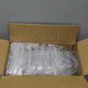 6 Pack Plastic Food Pan with Lid 1/6 Size 4 Inch Deep Restaurant Clear Food Storage Containers with lids Polycarbonate Commercial Hotel Pans for Fruits Vegetables Beans Corns (6 PCS, 4'' Deep)