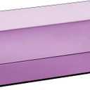 Sooyee Violet Clear Acrylic Serving Tray with Handles,16" x 12" Decorative Tray for Breakfast, Tea, Food, Butler,Coffee,Table Ottoman Vanity Countertop