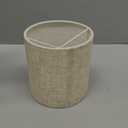 Chandelier Lamp Shades, Small Lamp Shades Clip-on Bulbs Only for Candelabra Bulbs, Beige Chandelier Shades 6 Pcs, Mini Lampshades for Chandeliers 5.1" X 5.1" X 5.3, Home Decor Fabric Linen Lampshade