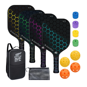 Pickleball-Paddles-Set of 4 or 2 Rackets by JoncAye, USAPA Approved Pickle-Ball Equipment with Balls, Bag, Accessories, Fiberglass Graphite Pickleball Racquet Set for Men, Women, Kids, Adults
