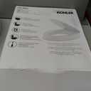 KOHLER 25875-0 Hyten 3" Height, Elevated Soft Close Elongated Toilet Seat, Contoured Seat with Grip-Tight Bumpers, Quick-Attach Hardware, No Slam Toilet Seat, White