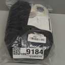 QUOLIX Triangle Under-Door Draft Stopper, 32" Noise Blocker, Weighted Weather Stripping, Gray Cotton & Polyester, Multi-Function Noise & Light Blocker, Black