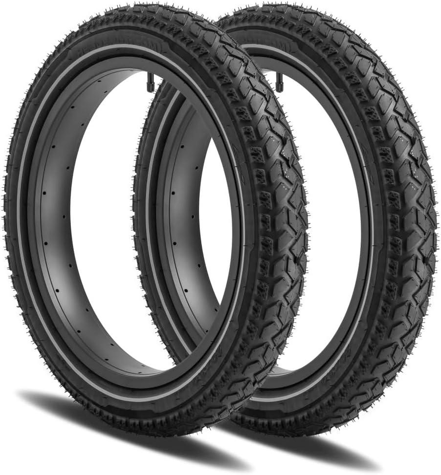 Allscape 20x3 Fat Bike Tires  Heavy Duty 20 Inch Fat Tire for MTB & EBikes, Durable All-Terrain Directional 2X Thicker Than Stock Tires  2 Pack  USA Customer Support