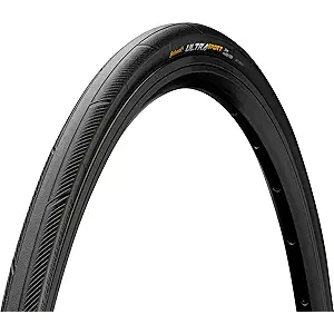 Continental Ultra Sport III Tire - Clincher, Folding, PureGrip, Performance, E25, Black or Black/Brown, 700x 23