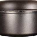 Lodge Cast Iron Double Dutch Oven - Pre-Seasoned 2-in-1 Cast Iron Cookware - Pot & Skillet Combo - Even Heat Retention - Oven-Safe, Versatile Pot - 5 Quart
