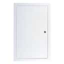 12" x 20" Lockable White Metal Access Panel. Service Shaft Door Panel with Key. Plumbing, Electricity, Heating, Alarm Wall Access Panel for Drywall. Bathroom Services Access Hole Cover.