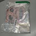 Kuxriox 11Pcs 80th Birthday Decorations Kit for Women, Rose Gold Happy 80th Birthday Banner, Awesome Since 1946 Centerpieces Swirls Party Supplies, Eighty Bday Banner Ceiling Table Topper Sign