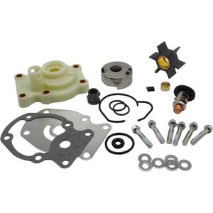 Boat Marine 0393630 Water Pump Impeller Kit with 5005440 Thermostat Kit for Johnson Evinrude OMC Outboard 20 25 30 35 HP Engine Motors Replace 393630 18-3382 18-3543