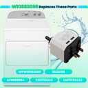 OEM W10563095 Dryer Push-to-Start Switch Compatible with Whirlpool Kenmore Maytag .Replaces WPW10563095 3022058 AP6023004 PS11756343