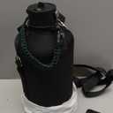 Gallon Insulated Water Bottle with Straw,128 oz 3 Lids Water Jug with Carrying Bag, Paracord Handle, Double Wall Vacuum Stainless Steel Metal Flask, Day Night