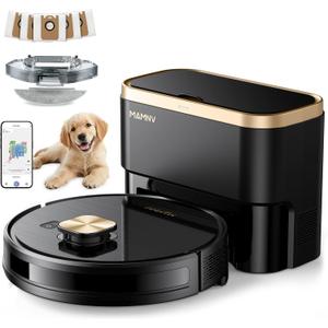 Robot Vacuum,11500Pa Suction,LiDAR Navigation,Self-Emptying,Pet Hair