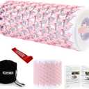 Fitster Collapsible Foam Roller for Exercise and Recovery (13 Inches), Easily Portable at 5.5 inches (Pink)