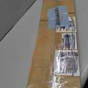 Pair of 2" Garage Door Torsion Springs Set with Non-Slip Winding Bar & Gloves,High Precision Electrophoresis Black Coated, for Replacement & Installation, MIN 16,000 Cycles (0.225x2''x34'')