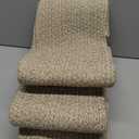 OIAHOMY 75L Large Woven Cotton Rope Storage Basket with Handle for Organizing Blanket and Toys for Living Room, Nursery, Brown Variegated 22x17x12