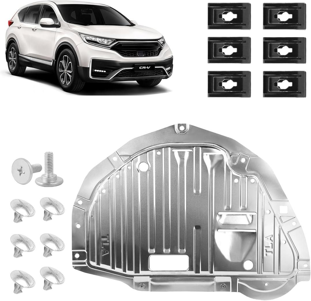 Engine Splash Shield Guard Compatible with CRV 2017-2022, Under Engine Cover Lid Replace #74112TLAA01, 74112-TLA-A01