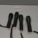 LED Emergency Handheld Flashlight, 4 Pack, Adjustable Focus, Water Resistant with 5 Modes, Best Tactical Torch for Hurricane, Camping, Dog Walking