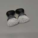 MR.SIGA Dish Scrub Brush, Palm Brush Dish Scrubber with Ergonomic Grip, Kitchen Brushes for Dishes, Gray, Pack of 2