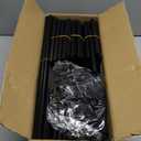 VTRIN 10 Tier Shoe Rack Tall Large Capacity 50 Pair Wide Shoe Organizer with Two Hooks Sturdy Metal Shoe Shelf for Entryway, Closet, Bedroom (Black)