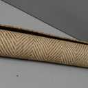 DEXI Dirt Trapper Door Mat, 31x60 Washable Doormat, Dirt Resistant and Absorbent, Easy Clean Low-Profile Floor Rugs for Entryway, Front Door, and Inside Entrance, Brown