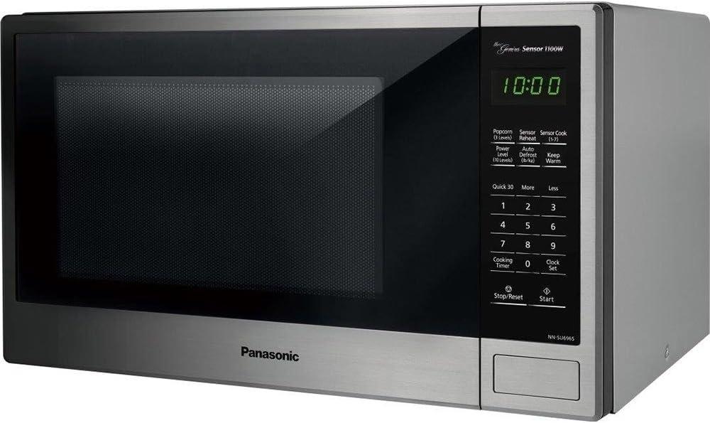 Panasonic NN-SU696S Microwave Oven, 1.3 Cft, Stainless Steel/Silver