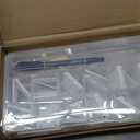 Embroidery Floss Organizer, 2 Removable 18 Compartments Cross Stitch Thread Storage Box with 200 Plastic Embroidery Floss Bobbins, 1 Floss Winder and 1 Marker