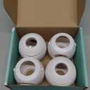 Child Safety Door Knob Cover (4 Pack) Hard-to-Remove Dual-Lock Door Handle Covers for Kids - Reusable Baby Proof Door Knob Locks - Installs Easily, No Tools Needed (White)