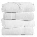 4 x LANE LINEN 100% Ring Spun Cotton 4 Pack Bath Towels (28"x54") - Home Essentials Bathroom Towels Set - Quick Dry, Super Soft & Absorbent Bath Towels - Machine Wash in Cold Water - Cerulean Blue