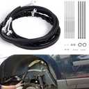 AT34653 Rear AC Air-Conditioner Line Set Compatible with Chevrolet Traverse GMC Acadia Buick Enclave Saturn Outlook 2007-2017, Rear Auxiliary AC Air Conditioning Hose Kit