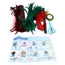 DIY Chenille Stems Bouquet Kit Creative Handcrafted Flower Craft Set for Home Decor