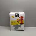 QPAU 360 Rotatable Punching Bag for Kids, Lager 64 Kids Punching Bag with Gloves, Hand Pump & 6 Targets, Bop Bag Inflatable Punching Toy, Karate Gifts for Boys, Girls (Red)