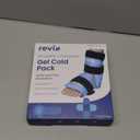 REVIX Ankle Ice Pack Wrap for Foot Pain Relief and Feet Injuries, Reusable Gel Ice Cold Packs for Achilles Tendonitis, Plantar Fasciitis, Sprained Ankles and Heels