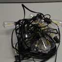 addlon 48FT Smart Outdoor String Lights, Dimmable Patio Lights with 15 Waterproof LED Edison Bulbs, String Lights for Outside Work with APP Control, Music Sync Outdoor Lights for Bistro Backyard Party