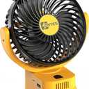 ohyes Cordless 5IN Jobsite Fan Fit For DeWALT 20V Max Battery Brushless Motor Variable Speed USB Fast Charging For Camping and Workshop(Battery not included)