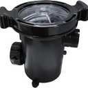 310-6500B Pool Pump Strainer Housing with Lid & Basket Compatible with Waterway Hi-Flo/Hi-Flo II Pumps 310-6500B Pump Housing Designed for Swimming Pool and Spa Pumps