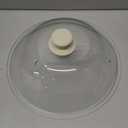 OEC Lighter Weight Tempered Glass Microwave Splatter Cover - 11.5 inch (Inner Diameter 10.6) - Heat-Resistant -Durable Glass Lid with Vent, Silicone Knob, Dishwasher Safe, 100% Food Grade - BPA Free