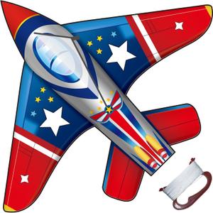 TOY Life 55.9'' Kites Easy to Fly for Kids Adults with 328.1 FT String, Beach Kite Outdoor Game Outside Toys Activity, Beach Toys for Kids, Gift for Boys Ages 4-8