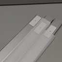 Under Cabinet Lighting Wireless, 15inch Rechargeable Motion Sensor Light Indoor, 3 Color Closet Light Battery Operated with LED Power Display, Magnetic Under Counter Lights for Kitchen, Home (3Pack) (Silver)