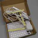 Dual Head LED Grow Light for Indoor Plants, Full Spectrum Under Cabinet Plant Light for Shelves, High PPFD Spotlight Puck with Timer & Dimmer, Stick-On Lamp for Succulents, Plant Stands & Wide Cabinet