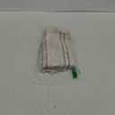 AELS 18x18 Decorative Farmhouse Linen Throw Pillow Covers with Fringe,Boho Textured Pillow Case,Set of 2,Beige with White & Navy Blue Stitch Yarn Dyed Stripe Cushion Cover for Sofa Couch (Cover ONLY)