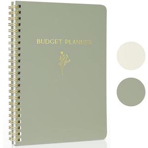 Set of 2 Pack, ZICOTO Easy to Use Monthly Budget Planner - 12 Month Financial Organizer with Expense Tracker Notebook - Monthly Money Budgeting Book To Manage Finances Effectively - 5.5"x8"