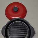 MACONEE Microwave Grill Pan | Microwave Griller, Griddle & Crisper Pan with Lid for Grilling, Browning, and Crisping Foods Microwave Cookware for Grill Meat, Sandwich & Vegetable inside a Microwave