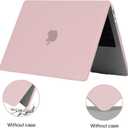 EooCoo Case Compatible with MacBook Pro 14 inch M5 2026-2021 M4 M3 M2 M1 Pro/Max Chip, Hard Shell Cases with Keyboard Cover, Screen Protector - Matte Pink